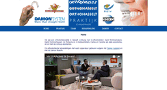 Desktop Screenshot of orthohasselt.be